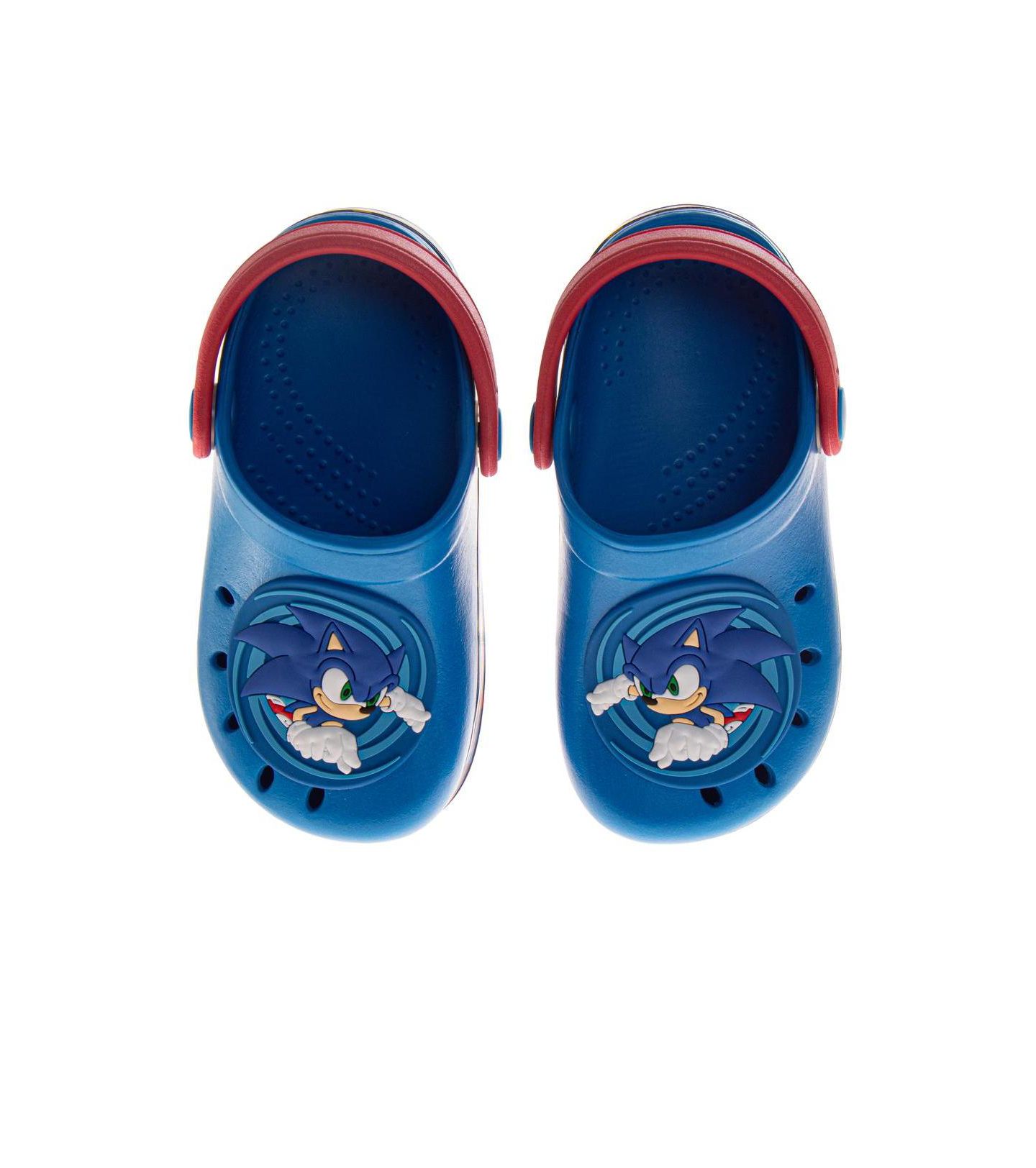 Детские сандалии Sega Sonic the Hedgehog Boys Shoes, EVA Clogs, Water Shoes Kids Pool and Beach Sandals Slip-On, цвет: Синий — фото 6
