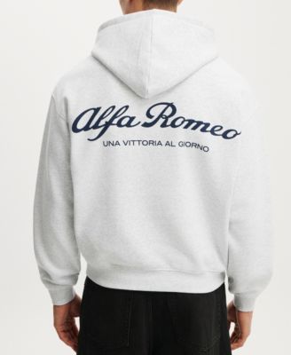 Men's Modern Box-Fit Alfa Romeo Hoodie Sweatshirt