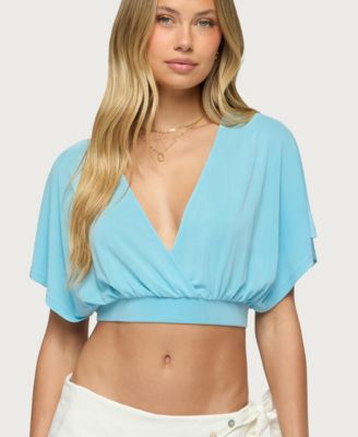Women's Candela V Neck Crop Top