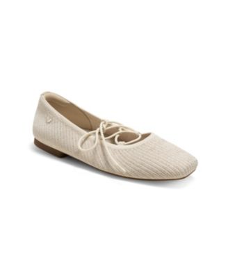 Women's  Miley 3 Laces Included Square-Toe Lace-Up Mary Janes Flats