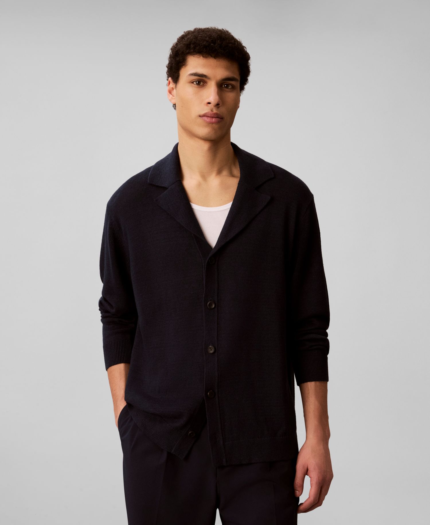Men's Linen-Blend Regular-Fit Sweater