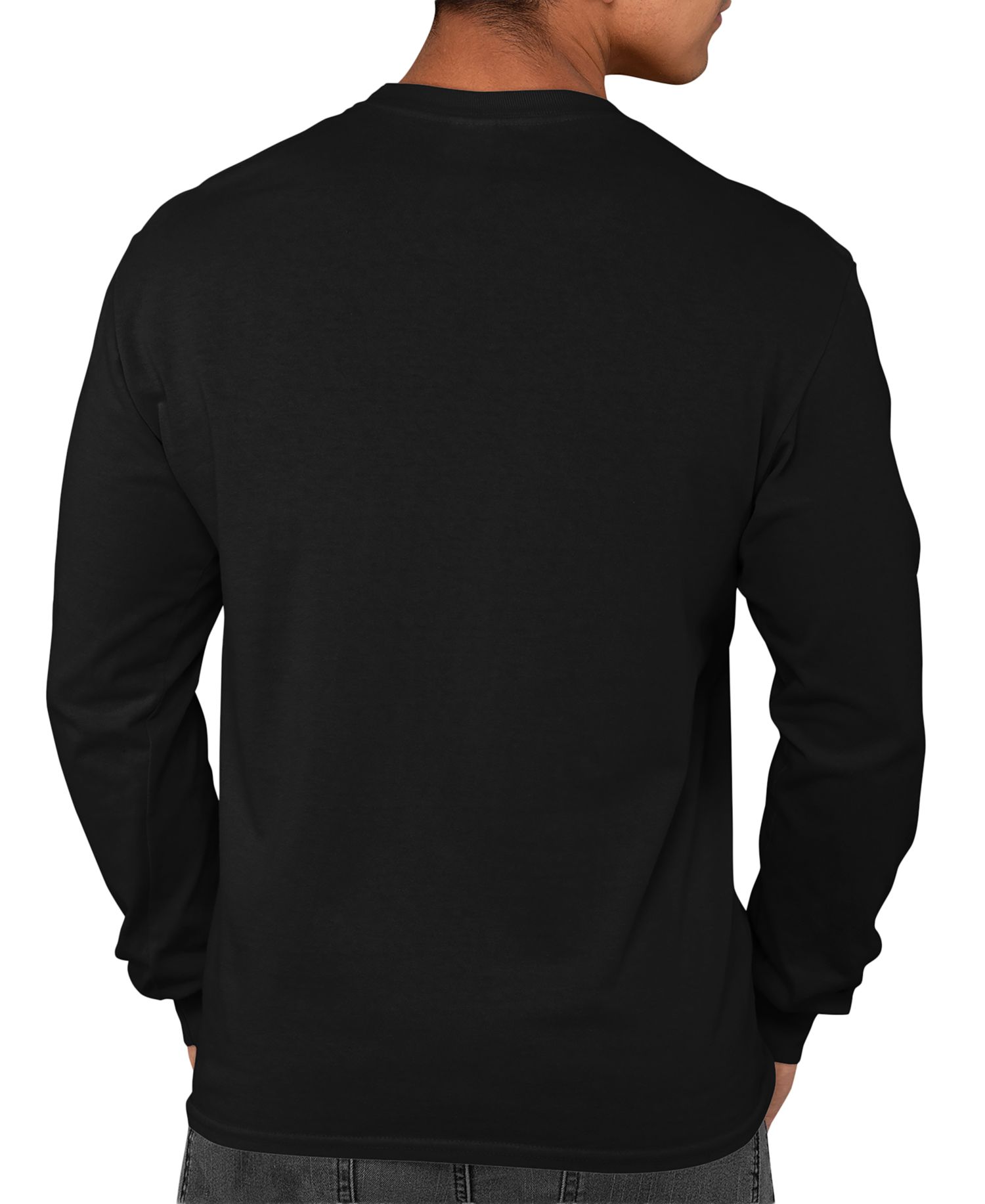 Men's Peace Alien Word Art Long-Sleeve T-Shirt