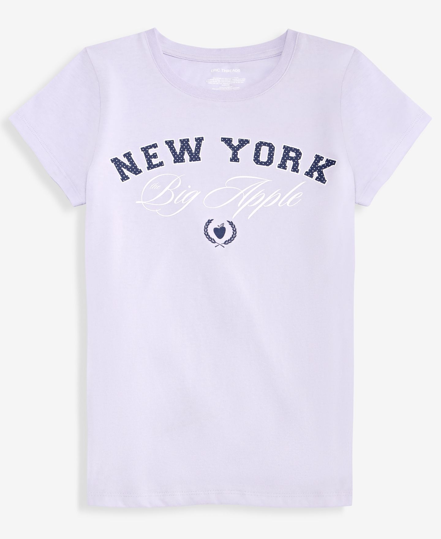 Футболка Epic Threads New York для девочек, цвет: Орхидея — фото 3