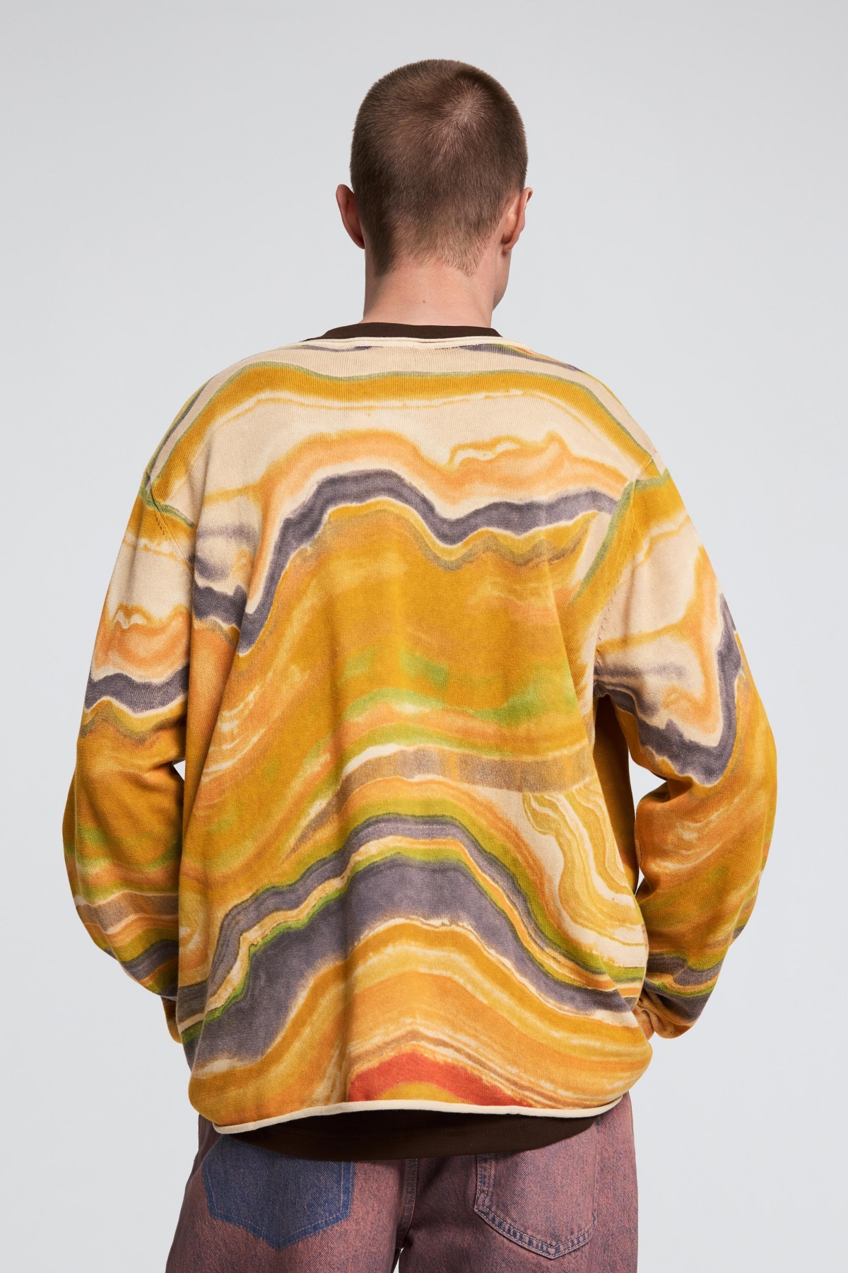 Desigual Men's Abstract printed sweater