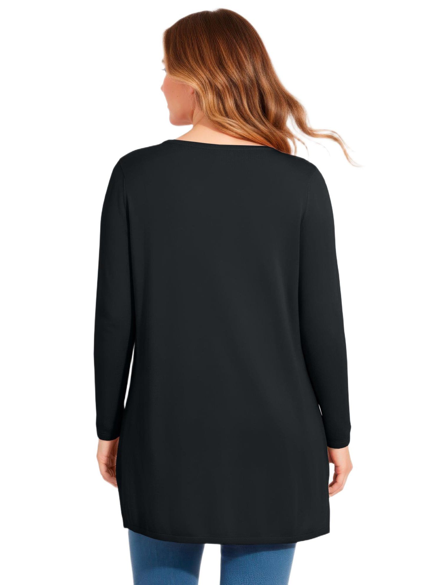 Women's V-Neck Tunic Sweater