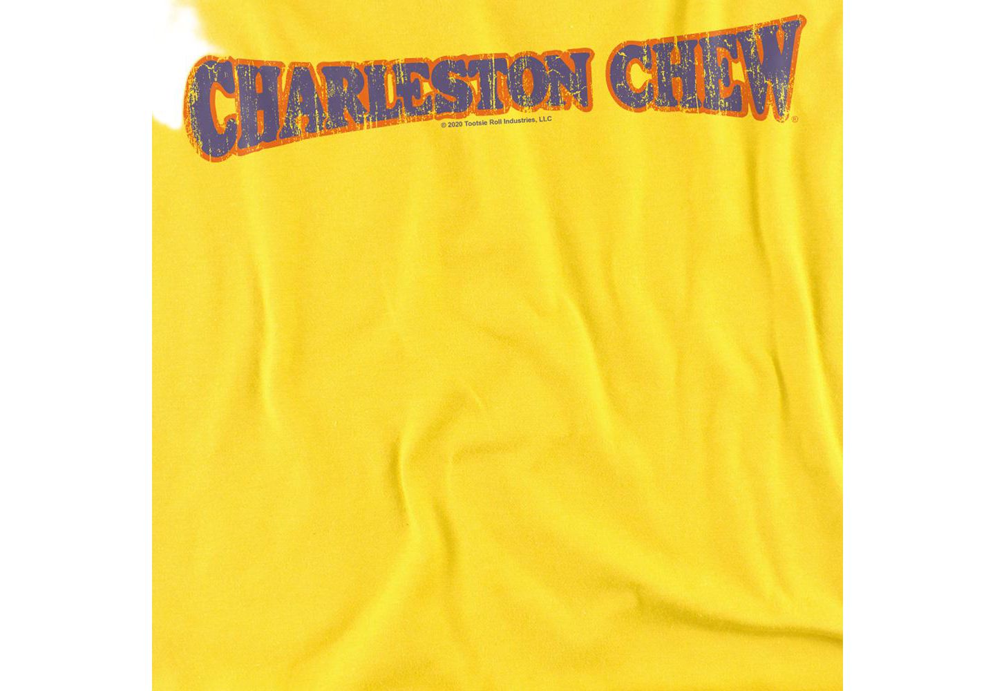 Мужская футболка Tootsie Roll Charleston Chew Logo, цвет: Жёлтый — фото 3