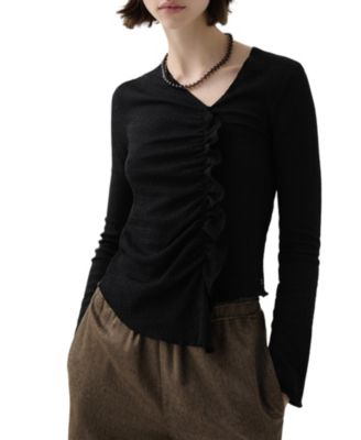 Women's Wrinkle Ls Tee