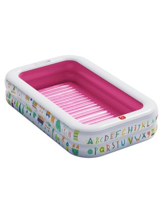 Inflatable Kiddie Pool Ball Pit Educational Alphabet Number Soft Floor Fun