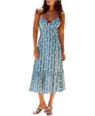 Women's Saddle Up Geo Midi Beach Dress