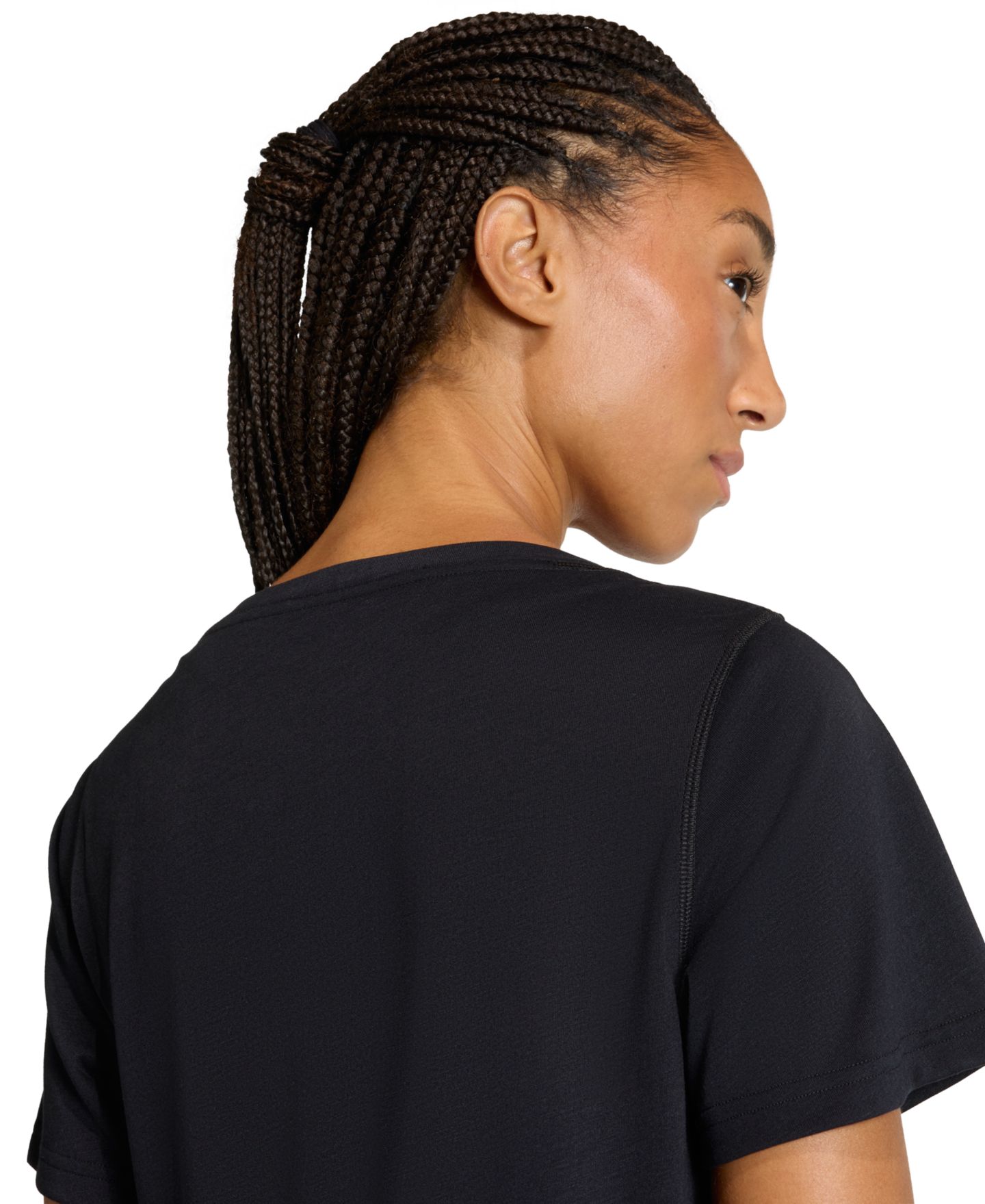 Женская футболка adidas Workout Essentials Seamless Scoop Neck, цвет: Чёрный — фото 7