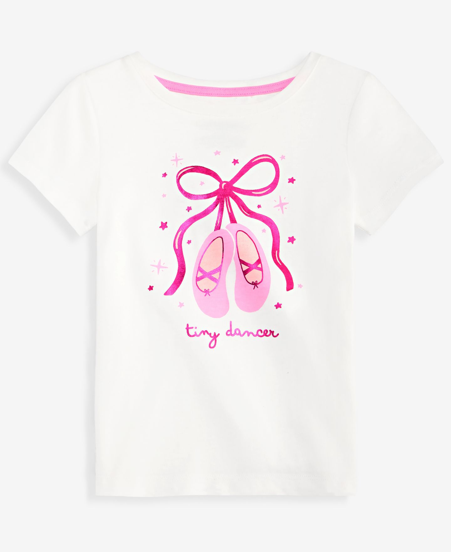 Футболка Epic Threads Ballet T-Shirt для девочек-малышей, цвет: Белый — фото 3