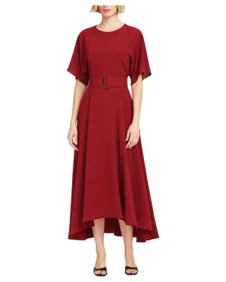 Women's Belted Midi Dress