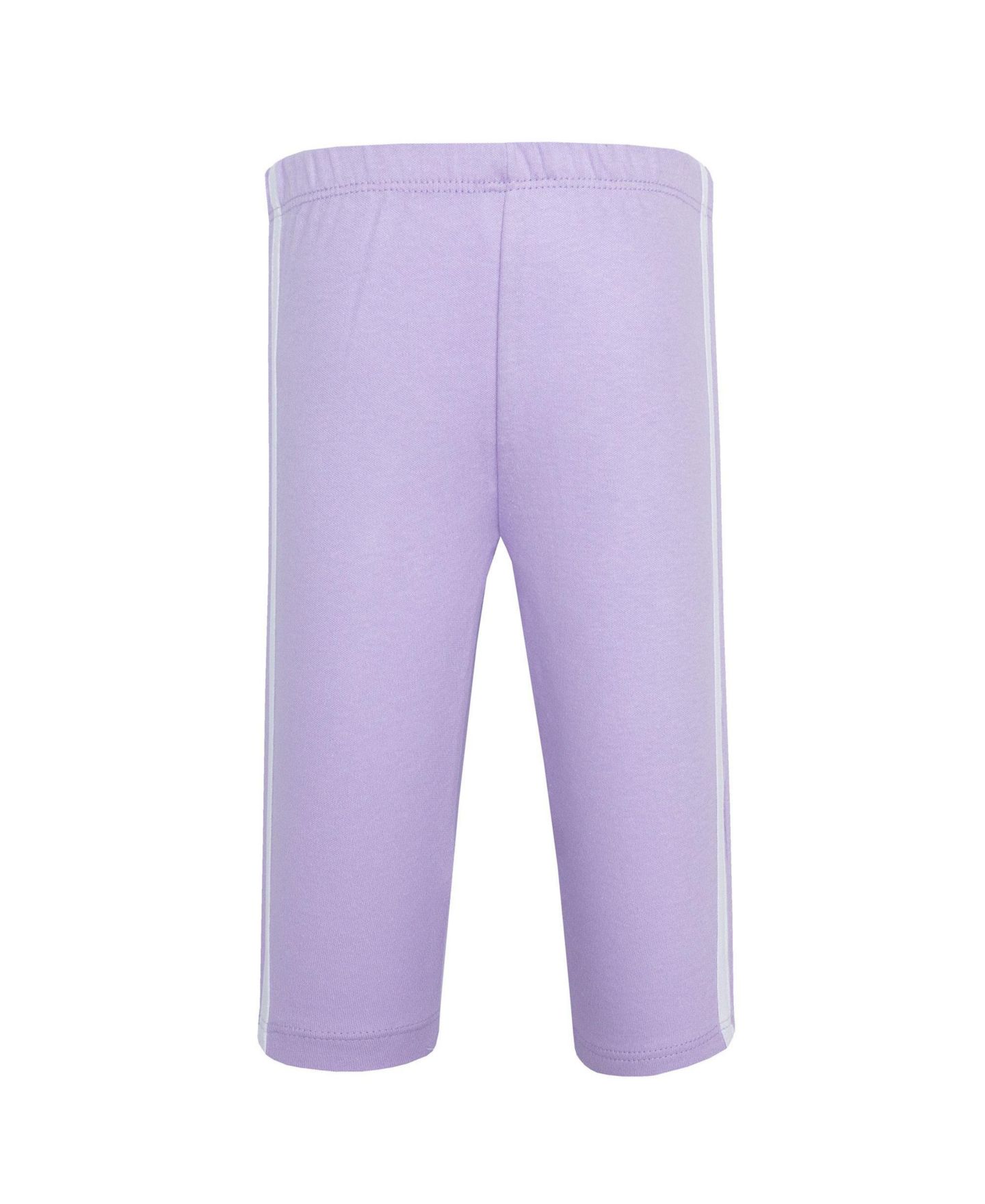 Комплекты Hudson Baby Cotton 4 Pieces Pants and Leggings, Conch Shell Begonia. для девочек-малышей, цвет: Ракушечный розовый — фото 6