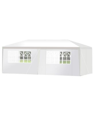 10'x20' Heavy Duty Canopy Party  Gazebo Cater Event Wedding Tent With Side Walls