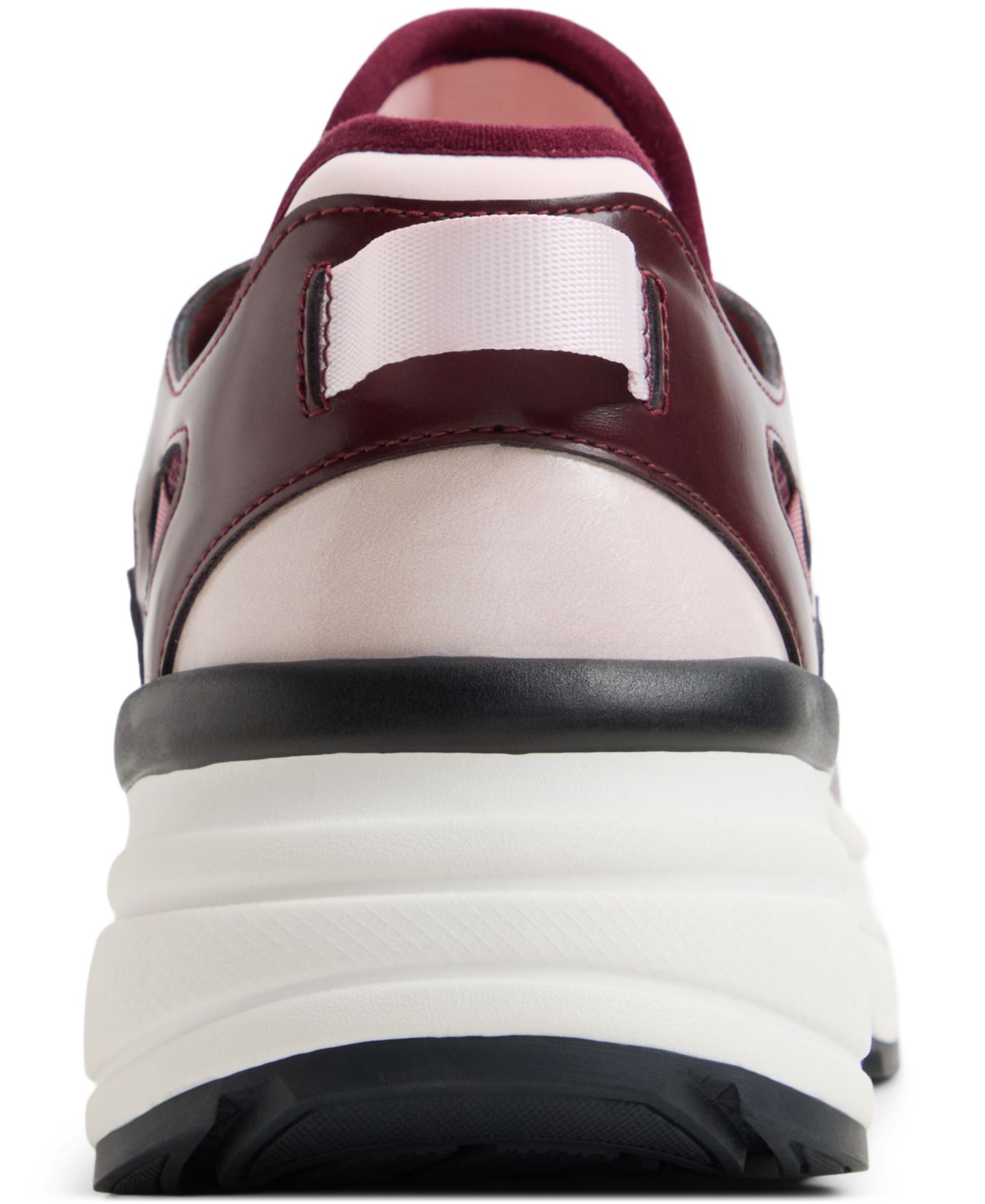 Женские кроссовки ALDO Haddey Jogger Lace-Up, цвет: Бордовый гладкий — фото 3