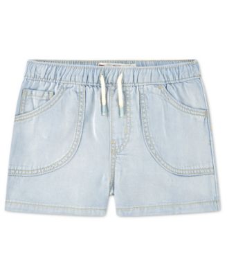 Toddler Girls' 2T-4T Denim Parachute Shorts