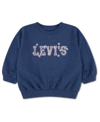Levis Girls 7-16 Cinched Sleeves Sweater - Blue Indigo 42$