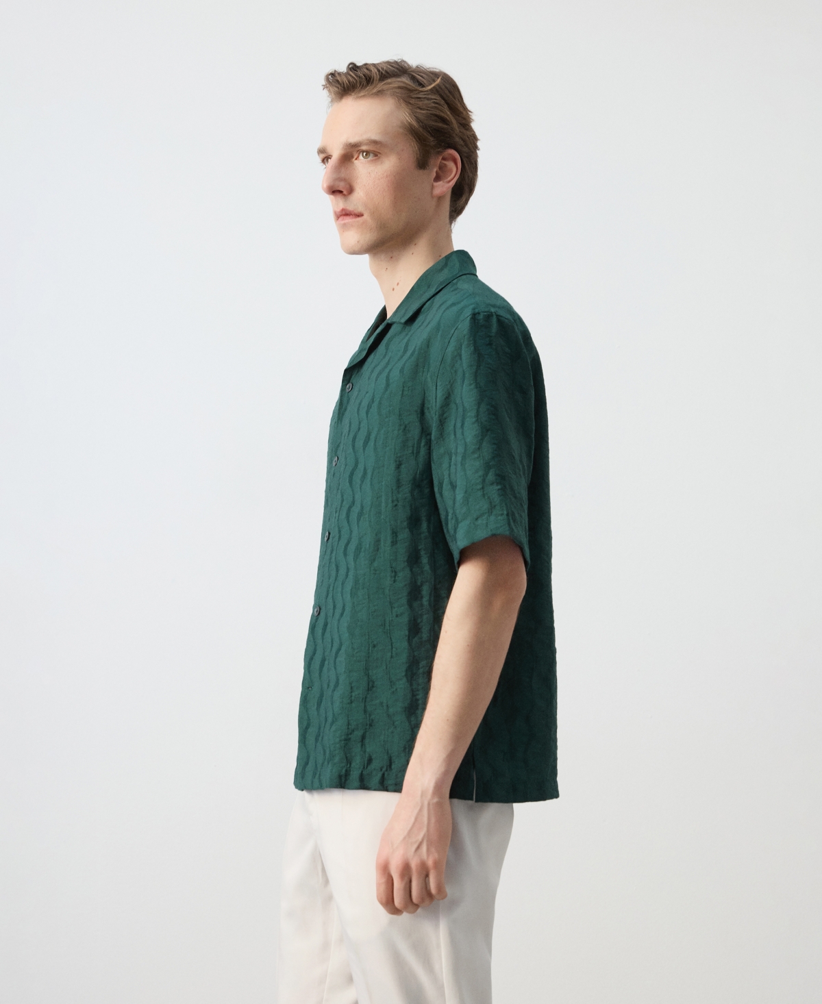 Mango Men's Regular-Fit Lyocell Shirt