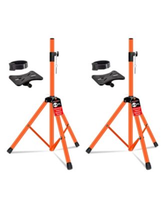 Speaker Stands Pair Adjustable 54 Inch Tripod 132 lbs Capacity 35mm Mount for DJ PA Use