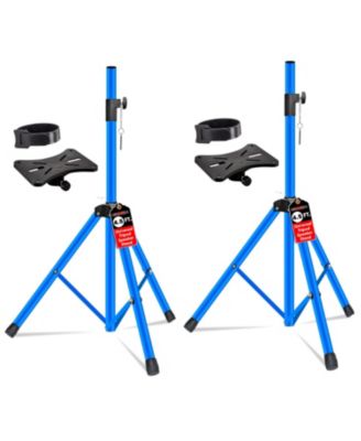 Speaker Stands Pair Adjustable 54 Inch Tripod 132 lbs Capacity 35mm Mount for DJ PA Use
