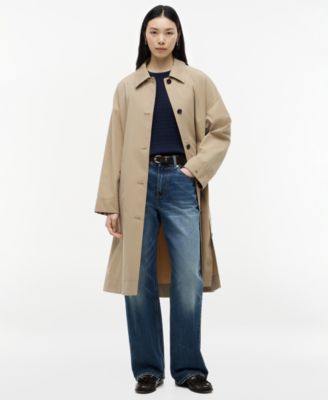 Women's Cotton Button-Front Coat