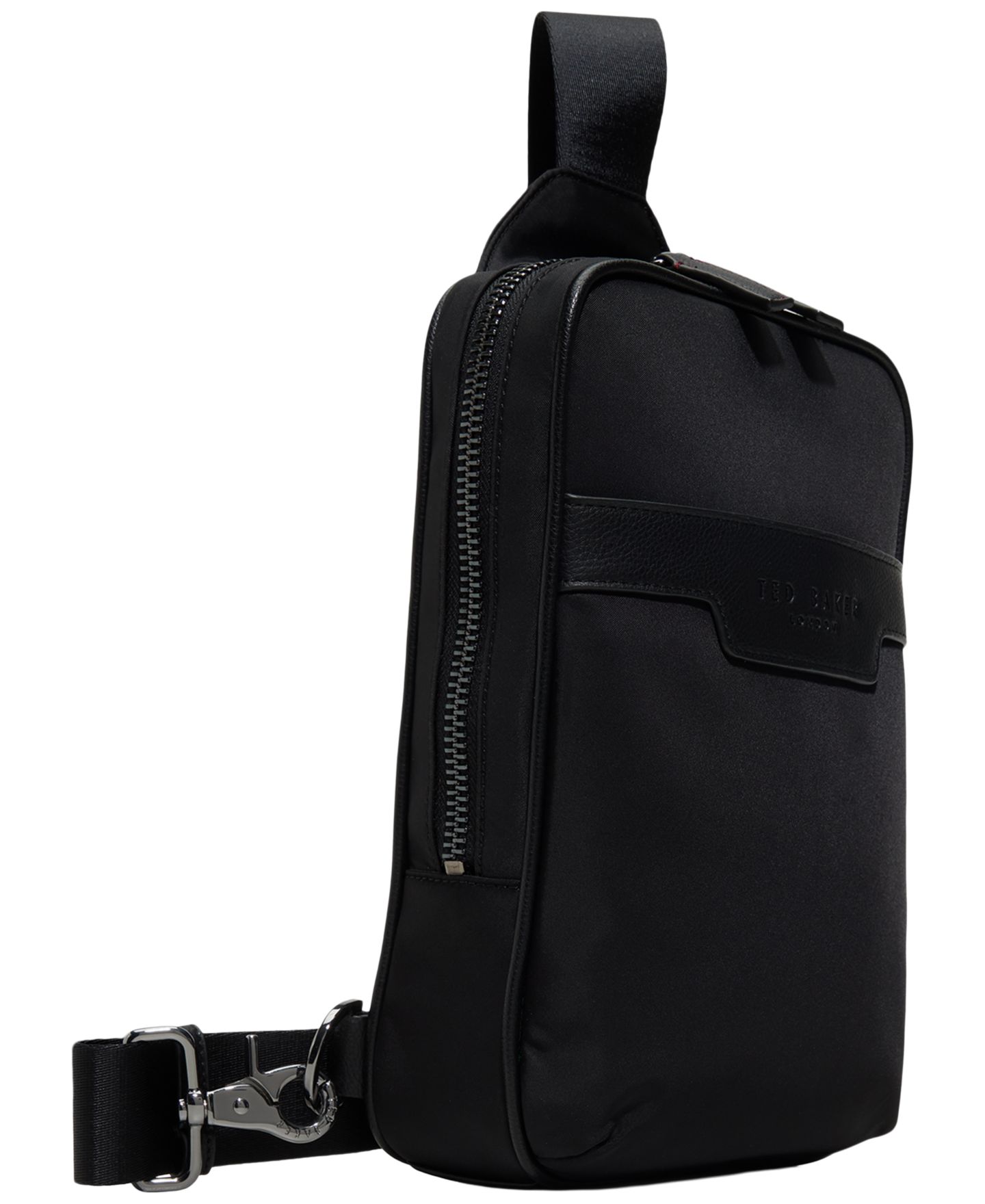 Мужская сумка Ted Baker Wickham Nylon-Blend Sling, цвет: Чёрный — фото 3