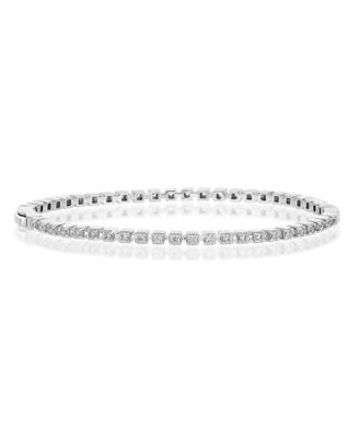 Round 4-Prong CZ Bangle