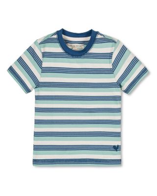 Hope and Henry Little and Big Boys' Organic Short Sleeve Henley Tee