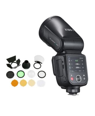 X100 TTL R2 On Camera Li-on Round Head Flash For Sony with Round Head Flash Accessory Kit