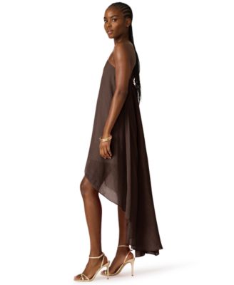brown steve madden dress Steve Madden Women's Avie Drop Waist Mini Dress - Brown Plaid