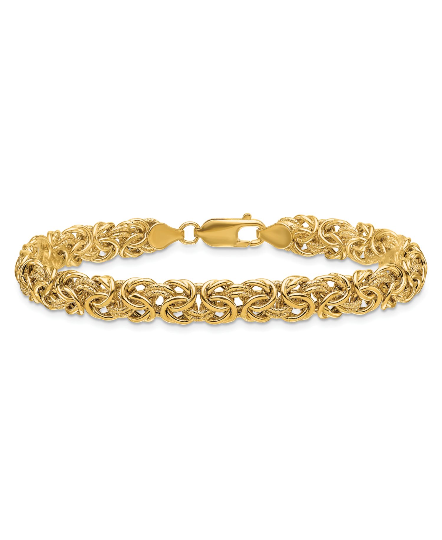 Byzantine Chain Bracelet in 18k Yellow Gold