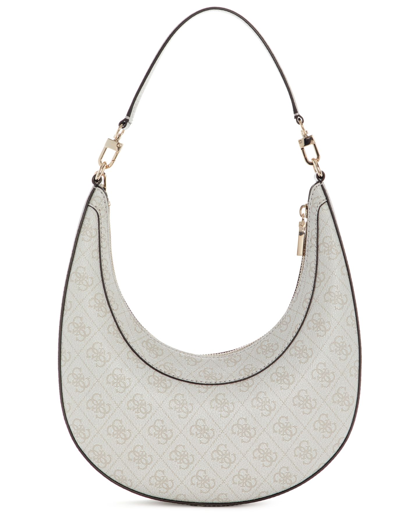 Женская сумка GUESS Lindsey Small Hobo Handbag, цвет: Бежевый — фото 2