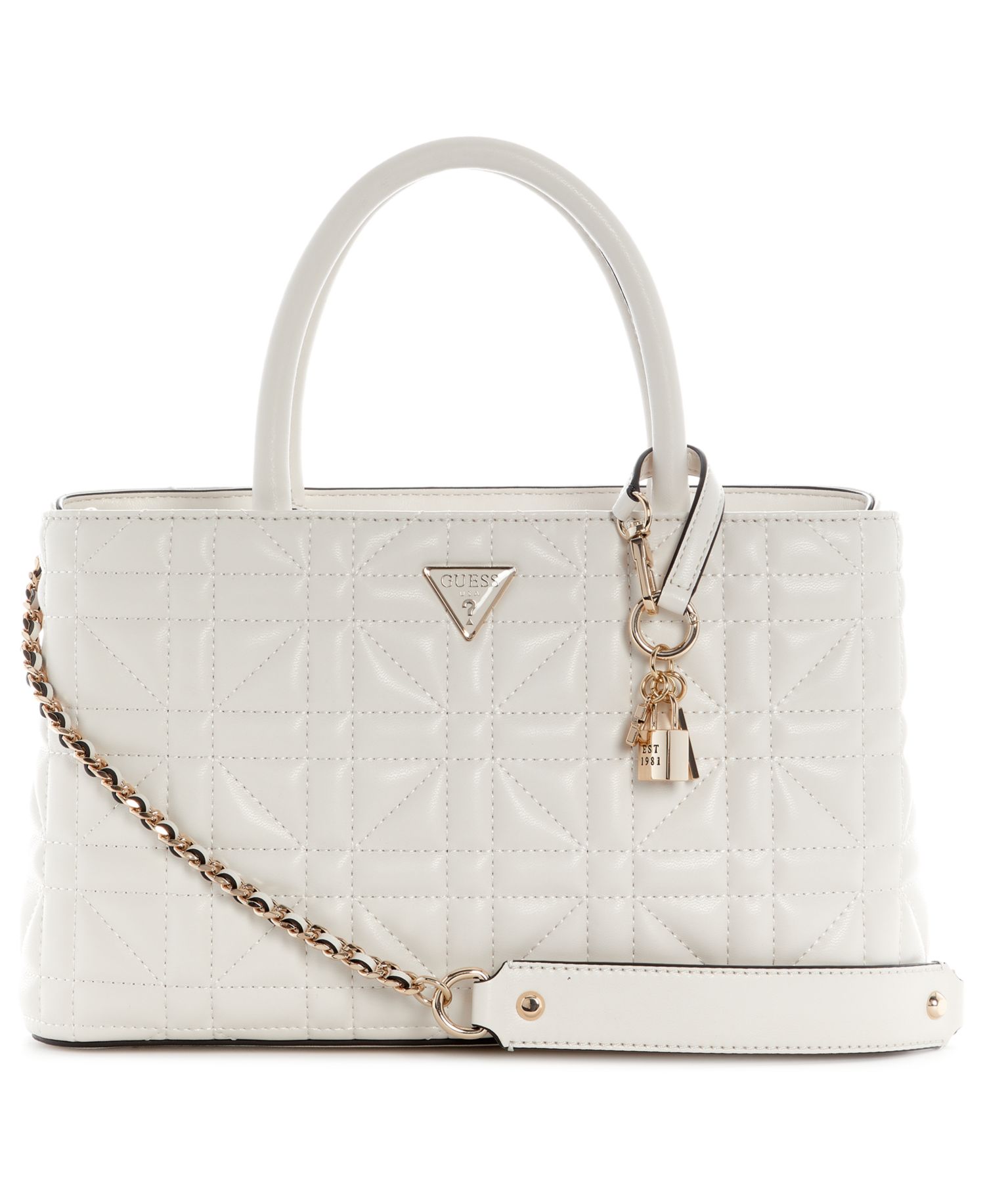 Edita Three Compartment Medium Satchel Handbag