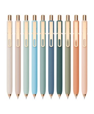 Gel Pens Retractable Metal Clip Office Ink Fine Point
