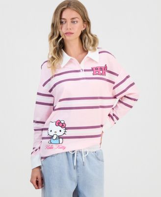 Juniors' Hello Kitty Graphic Rugby Shirt