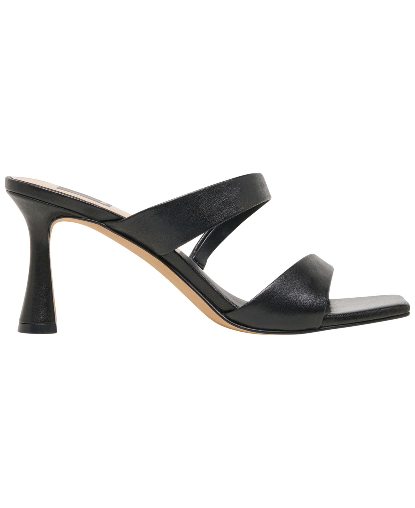 Женские сандалии Dolce Vita Icelyn Strappy Double Band High Heel Dress Sandals, цвет: Чёрный кожаный — фото 2