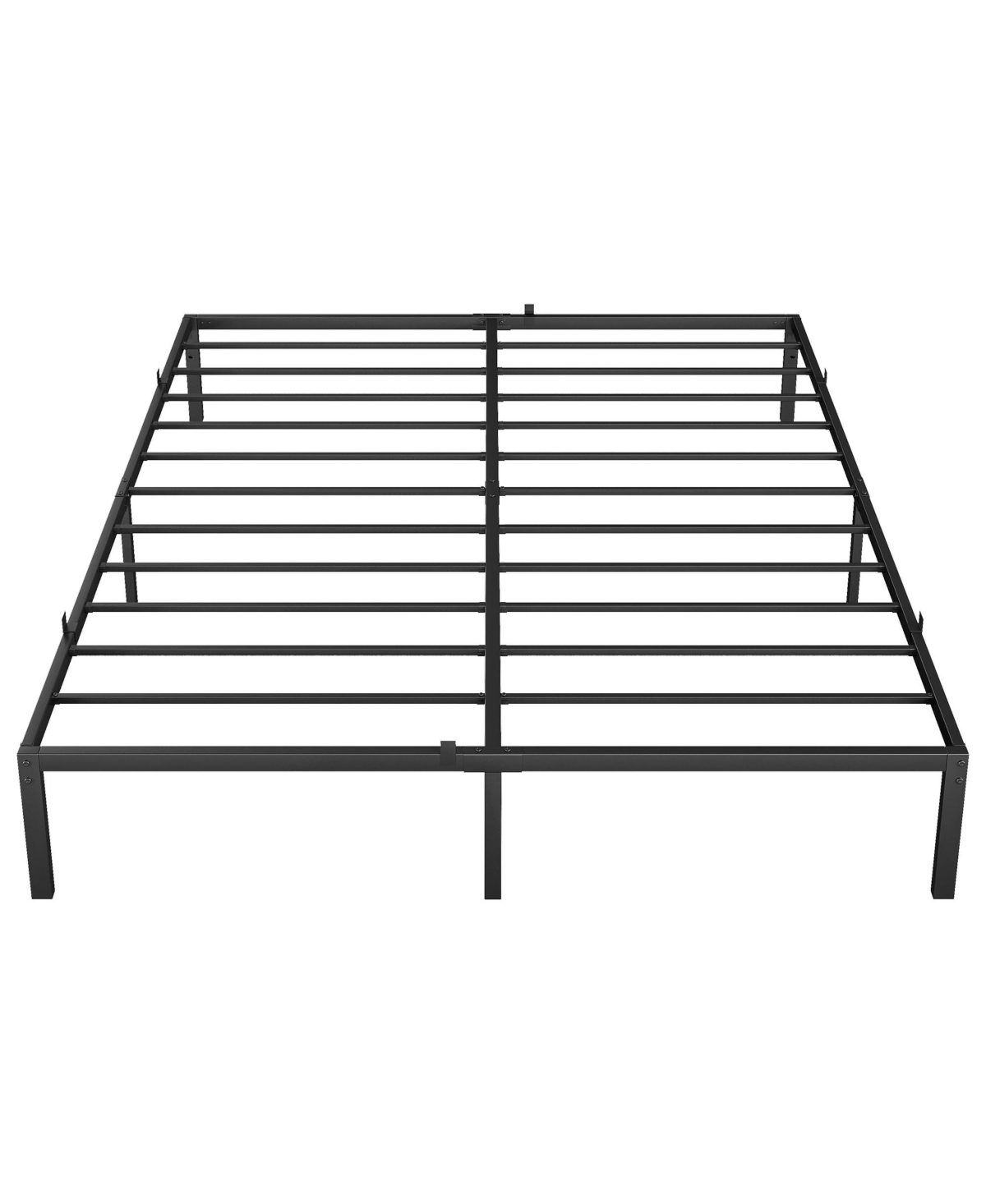 homfan 14Inch Heavy Duty Metal Platform Bed Frame - Sturdy Low Profile Mattress Foundation