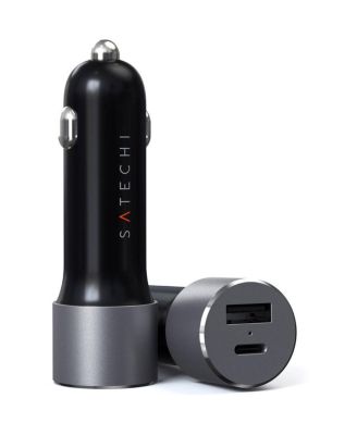 72W USB Type-C PD and Type-A Car Charger Adpater