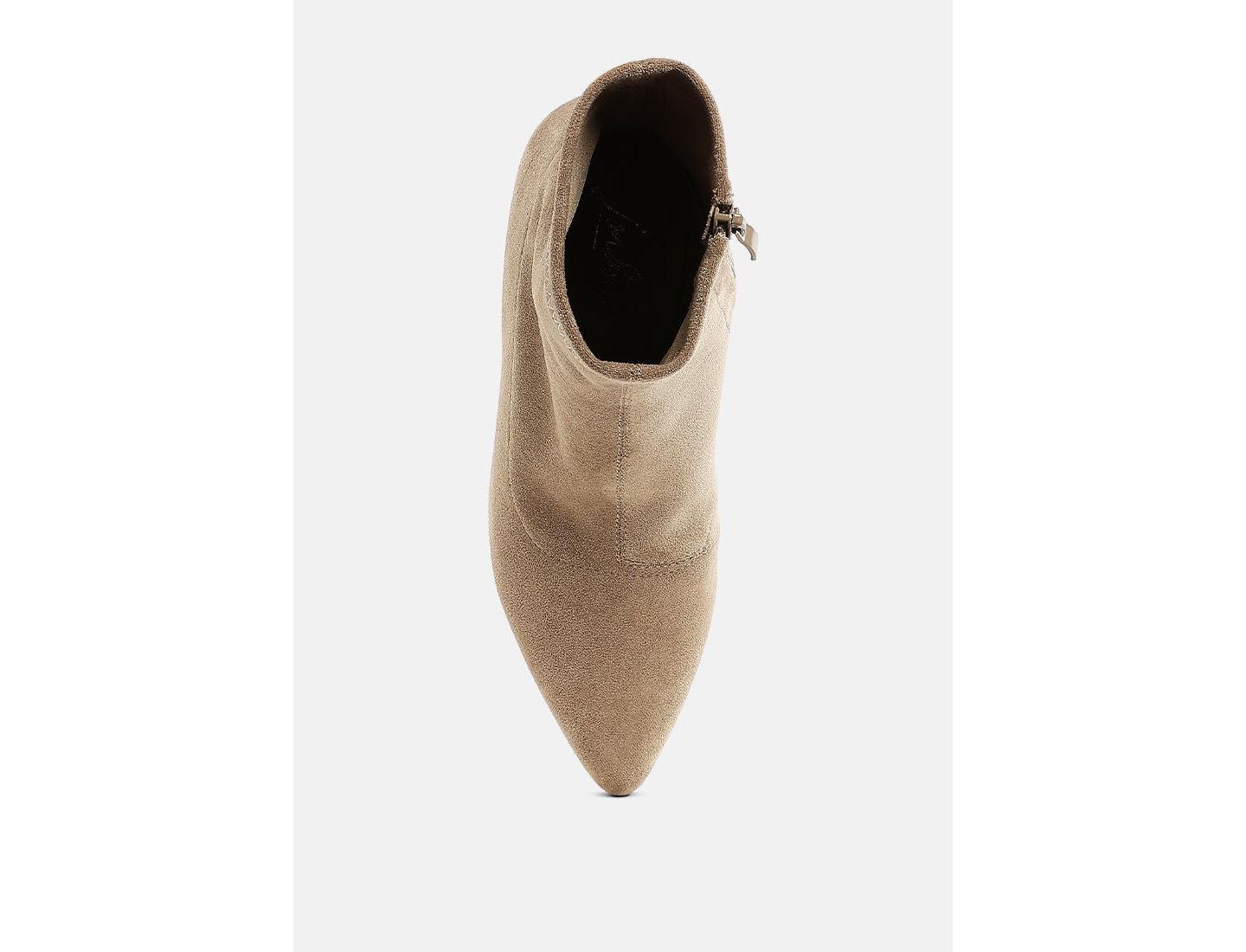 Женские ботинки London Rag Yara Microfiber Wedge Sock, цвет: Бежевый — фото 7
