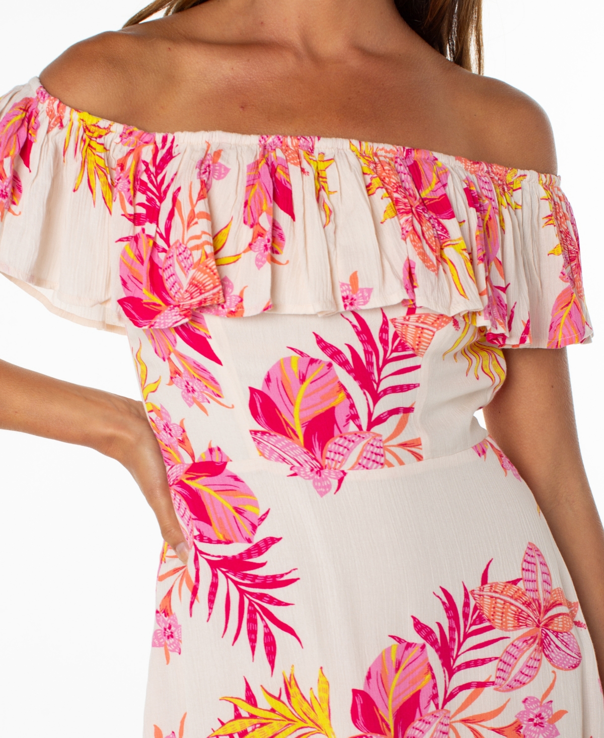 Roxy Women's Viscose Printed Mini Dress