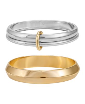 2-Pc. Gold & Silver-Tone Bangle Set