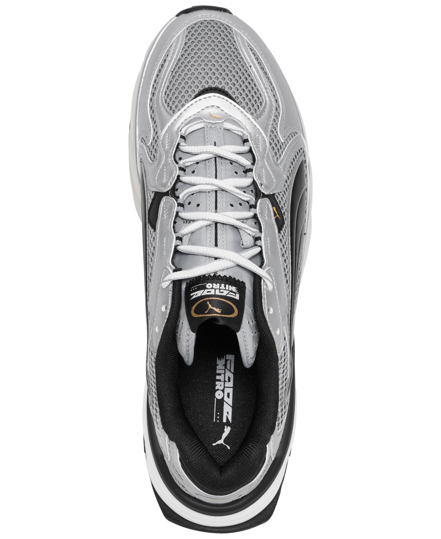 Мужские кроссовки Puma Fade Nitro LS Casual, цвет: Серебристый / Серый — фото 5