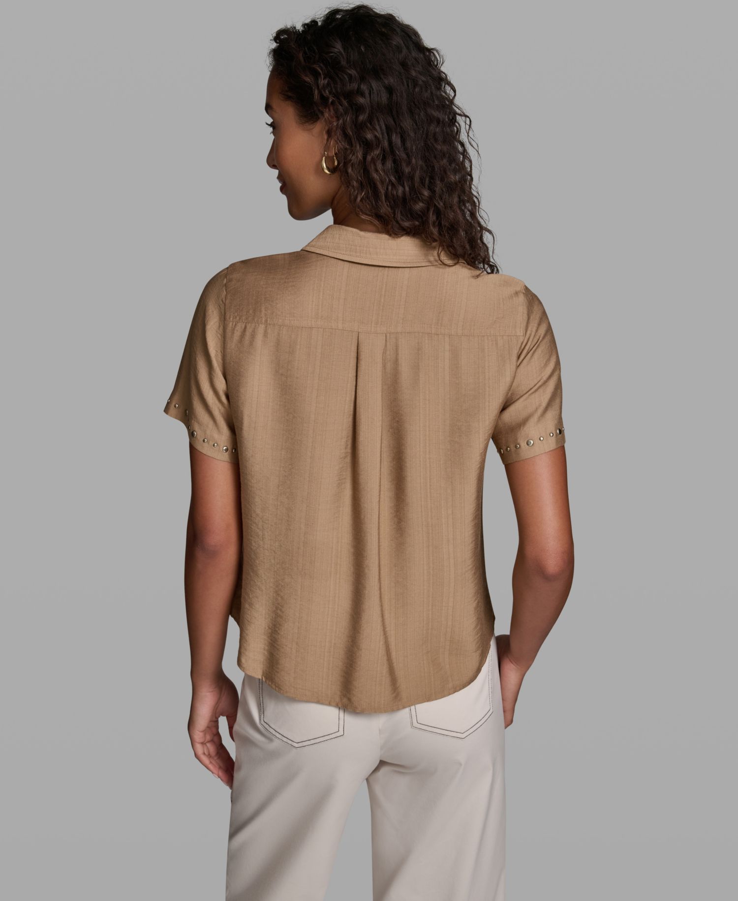 Petite Short-Sleeve Blouse