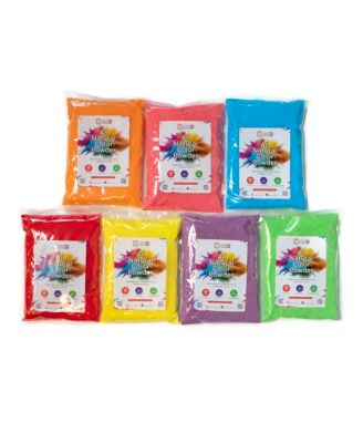 Holi Color Powder: 1lb Bags - 7 Pack