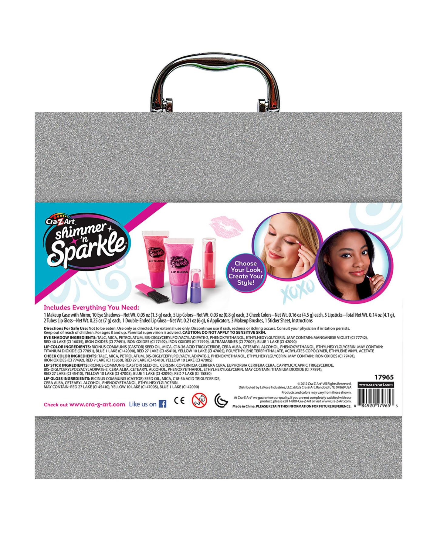 Детская игрушка Shimmer 'n Sparkle Shimmering Glitter Makeover Studio, Ages 8+, цвет: Open Miscellaneous — фото 3