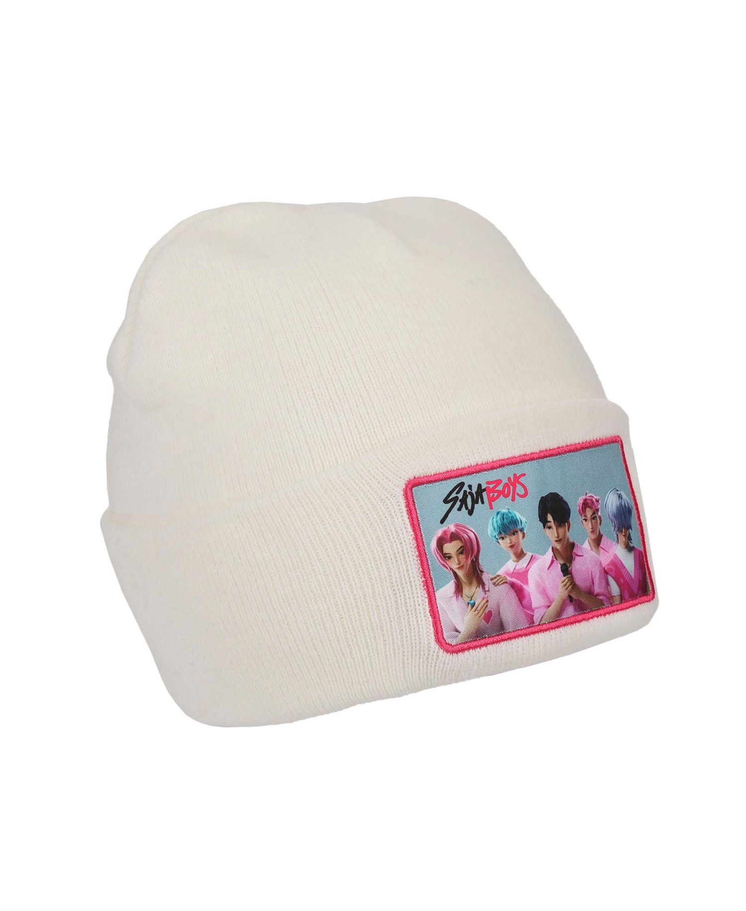 Men's Saja Boys White Cuff Knit Beanie