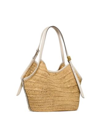 kate spade new york Deco Tulip Large Straw Tote Bag - Macy's