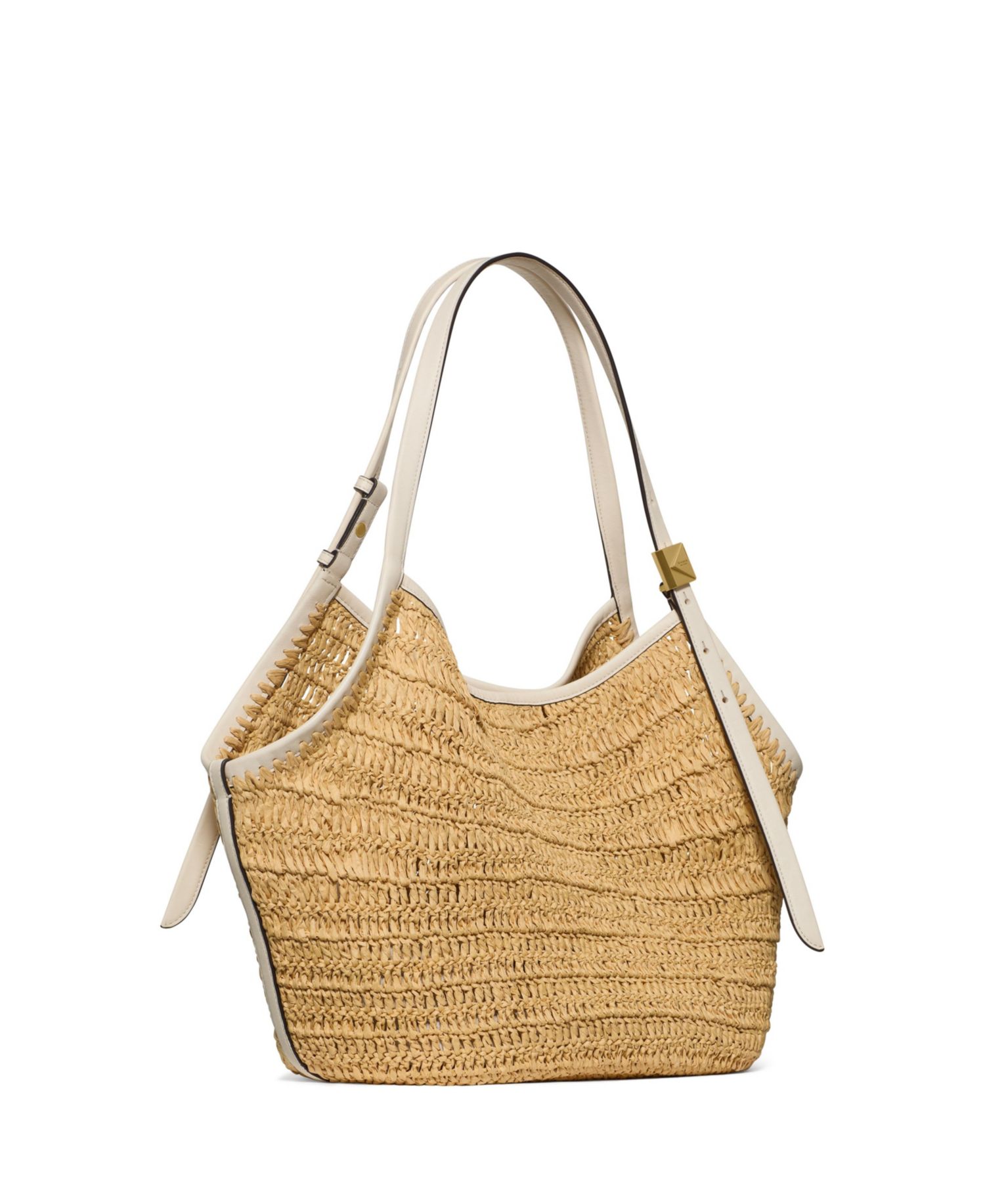 Deco Tulip Straw Large Tote Bag