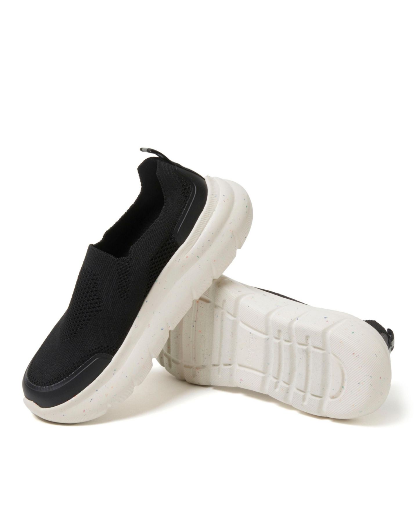 Женские кроссовки Dearfoams ReGrind Crimson Lightweight Slip-On, цвет: Чёрный — фото 6