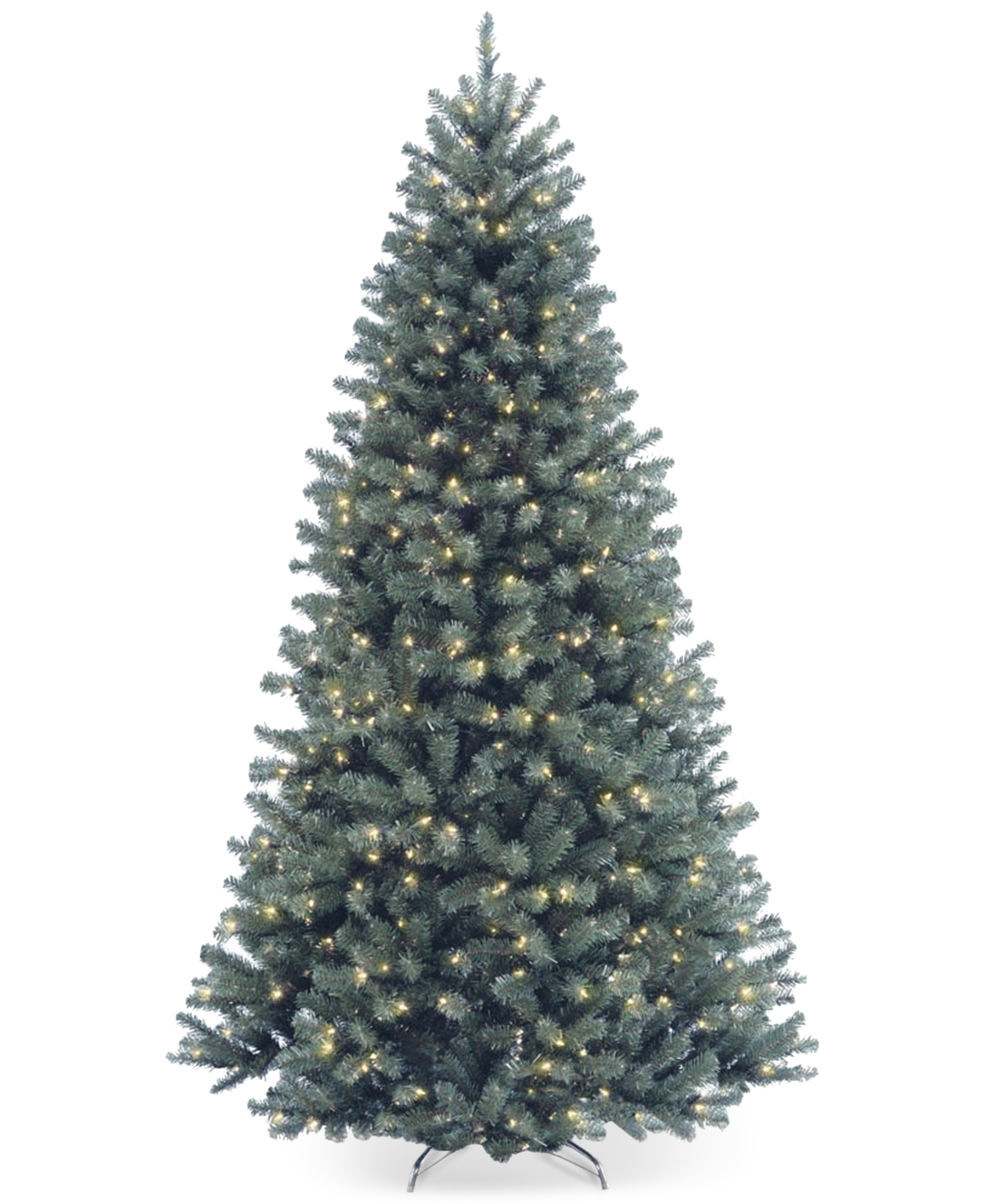 National Tree Company Clear Prelit Incandescent Green Spruce Christmas Tree  7.5